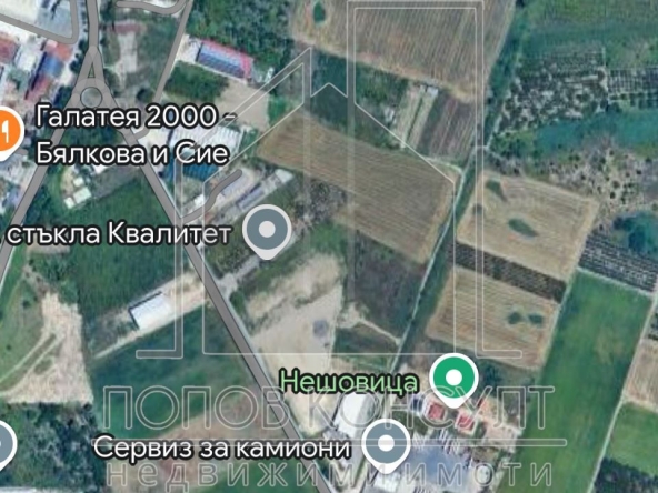 Парцел в Пловдив, Индустриална зона - Юг - 12349 кв.м за 30 €/кв.м - Снимка #1