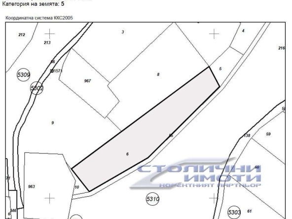 Парцел в Нови Искър - 1935 кв.м за 23 €/кв.м - Снимка #1