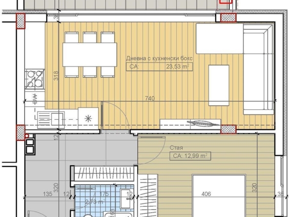 Двустаен апартамент в София, Бояна - 75 кв.м за 2093 €/кв.м - Снимка #1
