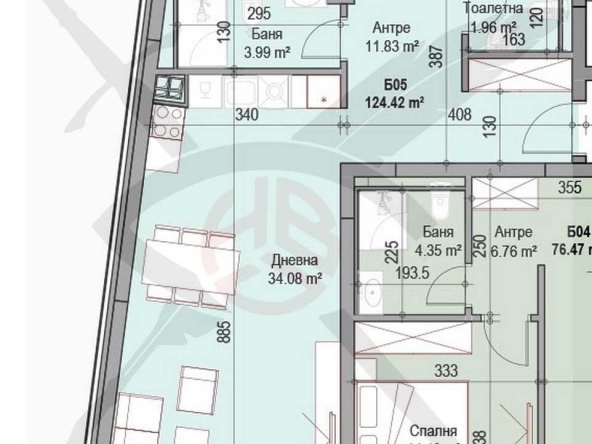 Тристаен апартамент в София, Хаджи Димитър - 124 кв.м за 1807 €/кв.м - Снимка #1