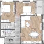 Тристаен апартамент в Пловдив, Кършияка - 106 кв.м за 1081 €/кв.м - Снимка #1