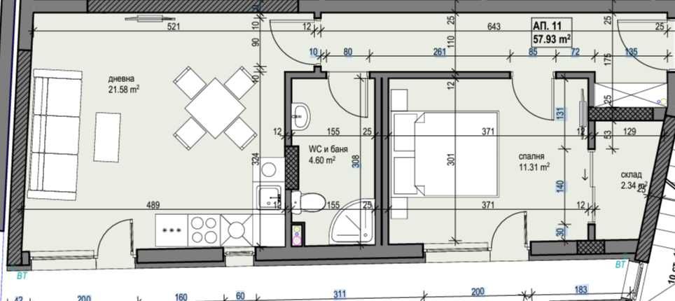 Двустаен апартамент в София, Банишора - 66 кв.м за 2009 €/кв.м - Снимка #1