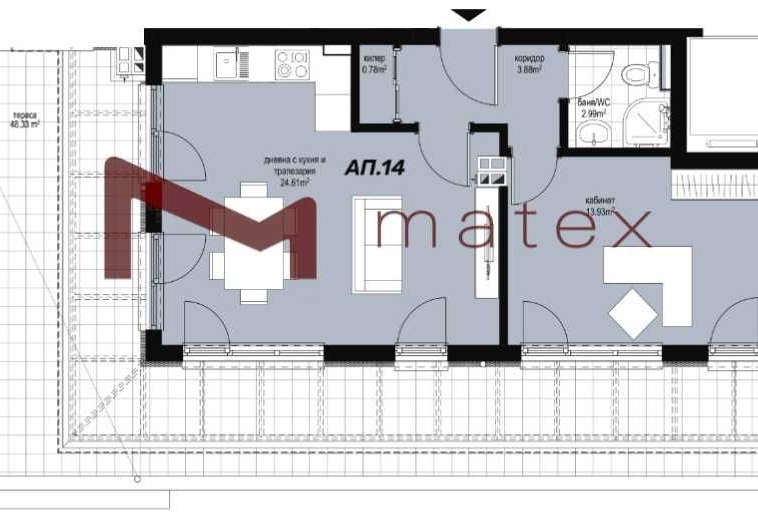 Двустаен апартамент в Варна, Аспарухово - 111 кв.м за 1113 €/кв.м - Снимка #1