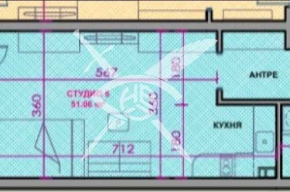 Едностаен апартамент в Поморие - 51 кв.м за 949 €/кв.м - Снимка #1