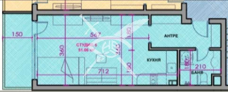 Едностаен апартамент в Поморие - 51 кв.м за 949 €/кв.м - Снимка #1