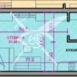 Едностаен апартамент в Поморие - 51 кв.м за 1502 €/кв.м - Снимка #1