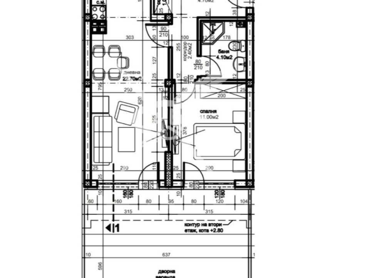 Двустаен апартамент в Пловдив, Южен - 60 кв.м за 638 €/кв.м - Снимка #1
