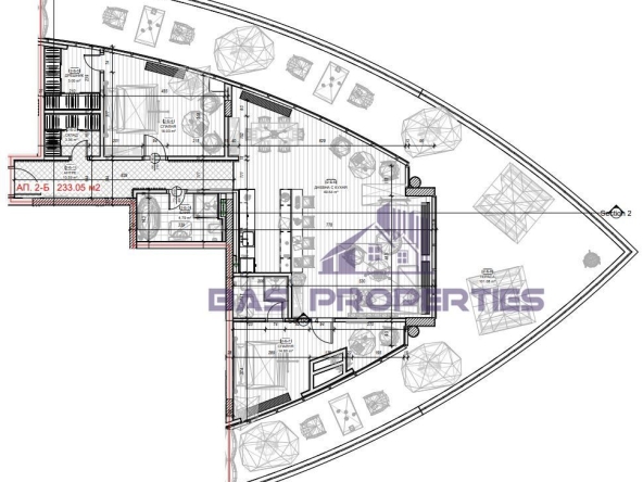 Офис в София, Манастирски ливади - 273 кв.м за 1400 €/кв.м - Снимка #1
