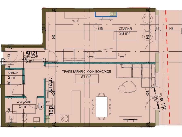 Двустаен апартамент в Търговище, Вароша - 100 кв.м за 908 €/кв.м - Снимка #1