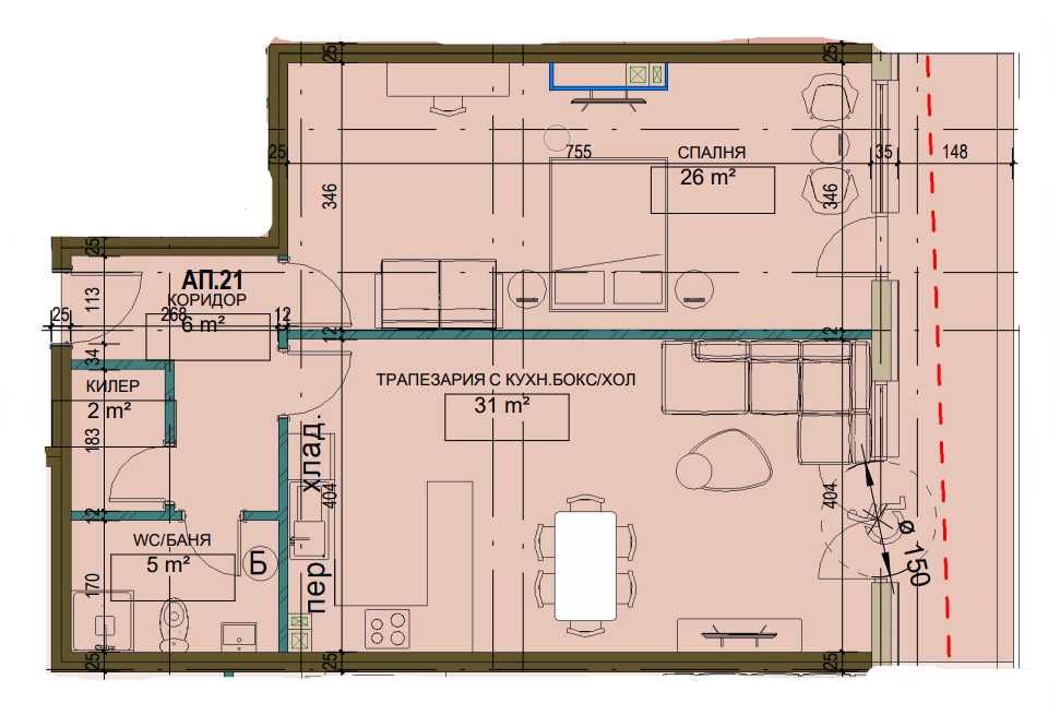 Двустаен апартамент в Търговище, Вароша - 100 кв.м за 908 €/кв.м - Снимка #1