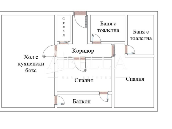 Тристаен апартамент в София, Враждебна - 111 кв.м за 1690 €/кв.м - Снимка #1