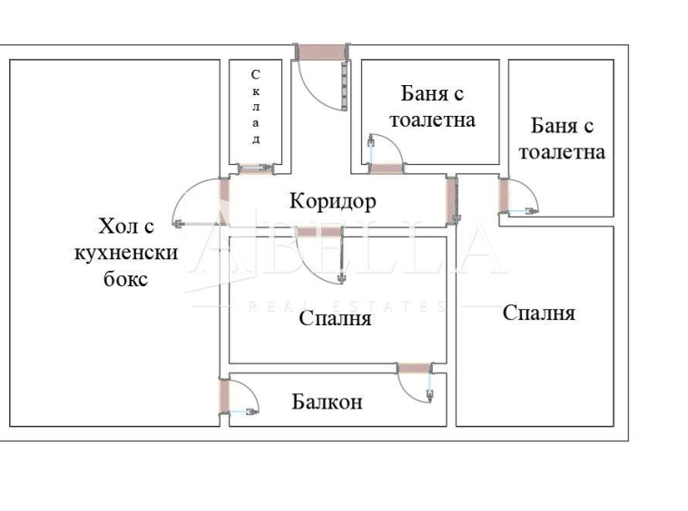 Тристаен апартамент в София, Враждебна - 111 кв.м за 1690 €/кв.м - Снимка #1