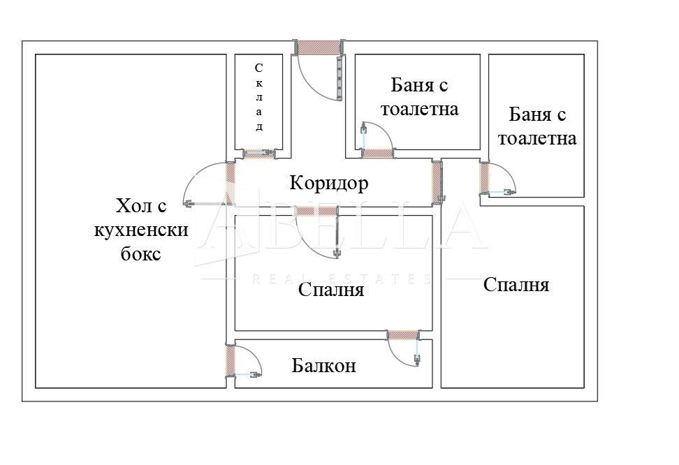 Тристаен апартамент в София, Враждебна - 111 кв.м за 1690 €/кв.м - Снимка #1