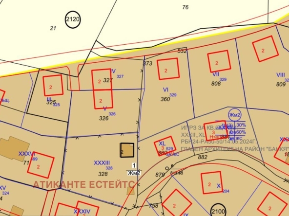 Парцел в Банкя - 463 кв.м за 54 €/кв.м - Снимка #1