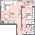 Двустаен апартамент в Пловдив, Кършияка - 73 кв.м за 1339 €/кв.м - Снимка #1