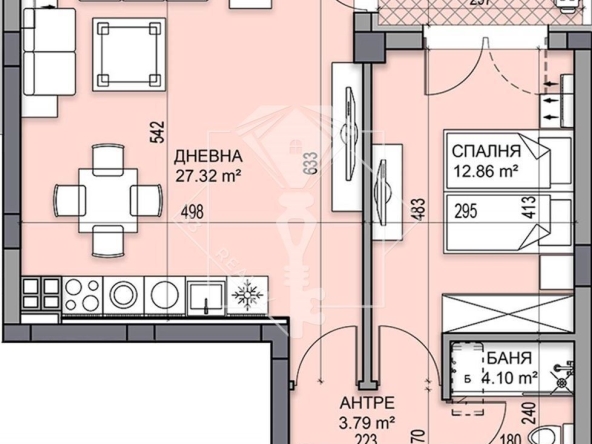Двустаен апартамент в Пловдив, Кършияка - 73 кв.м за 1339 €/кв.м - Снимка #1