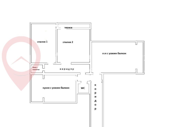 Тристаен апартамент в София, Дружба 2 - 90 кв.м за 1134 €/кв.м - Снимка #1