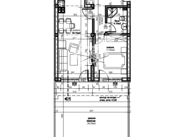 Двустаен апартамент в Пловдив, Остромила - 60 кв.м за 1157 €/кв.м - Снимка #1