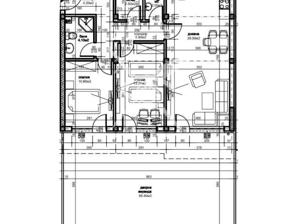 Тристаен апартамент в Пловдив, Остромила - 93 кв.м за 1125 €/кв.м - Снимка #1