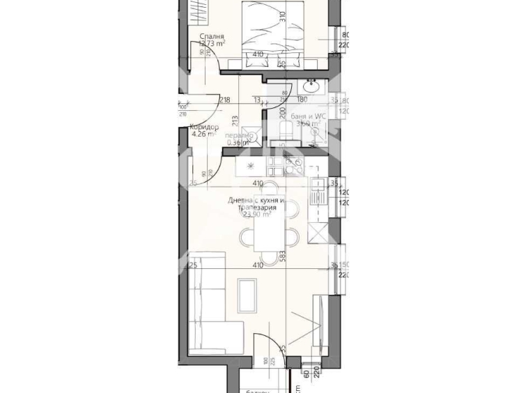 Дава се под наем Двустаен апартамент в Пловдив, Христо Смирненски - 67 кв.м за 34430.1 € - Снимка #1