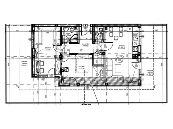 Тристаен апартамент в Пловдив, Остромила - 176 кв.м за 354 €/кв.м - Снимка #1