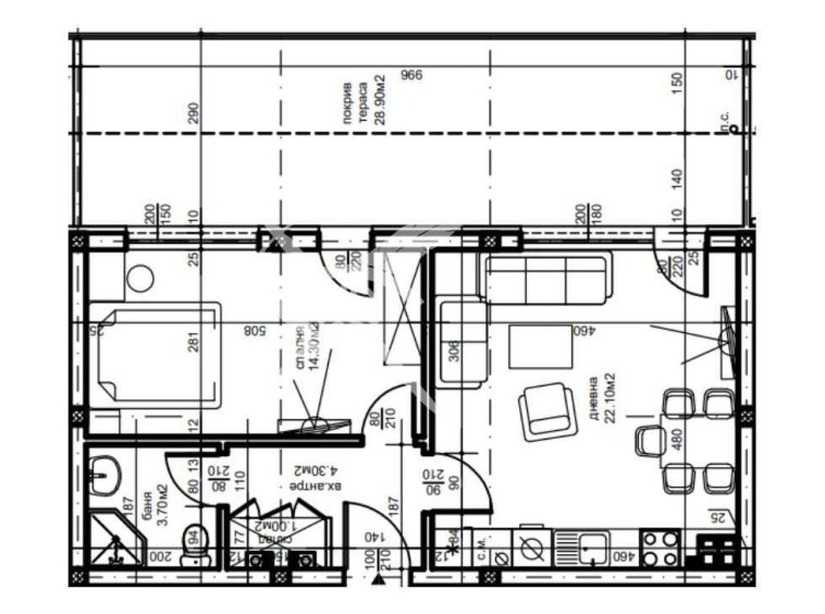 Двустаен апартамент в Пловдив, Остромила - 92 кв.м за 411 €/кв.м - Снимка #1