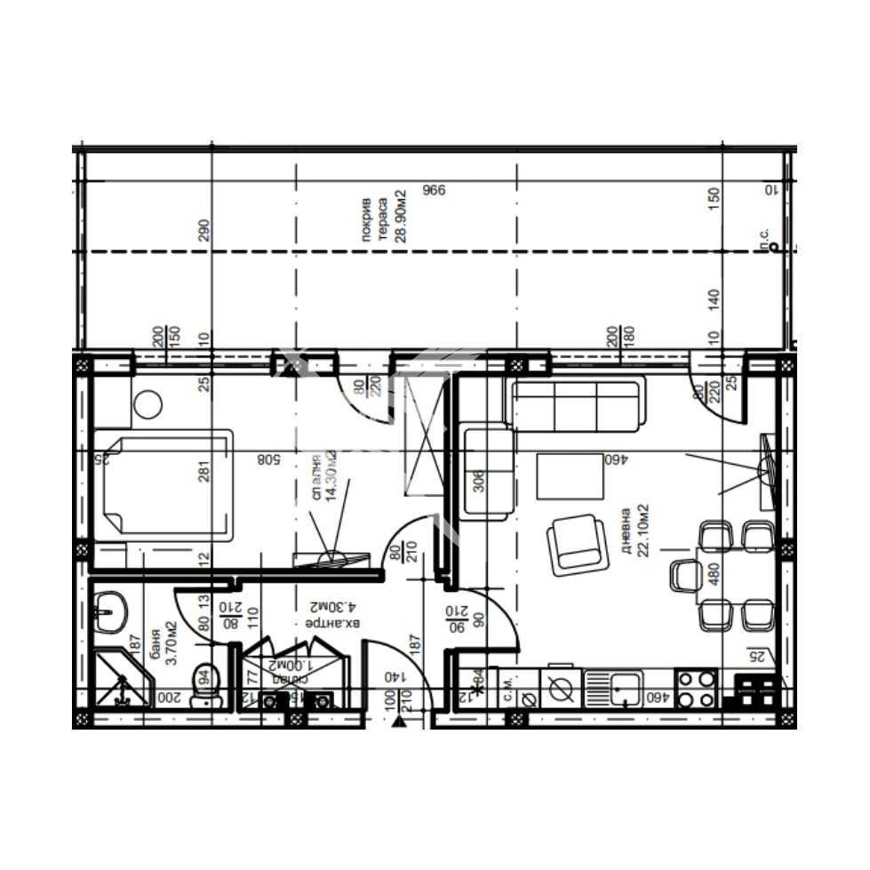 Двустаен апартамент в Пловдив, Остромила - 92 кв.м за 805 €/кв.м - Снимка #1
