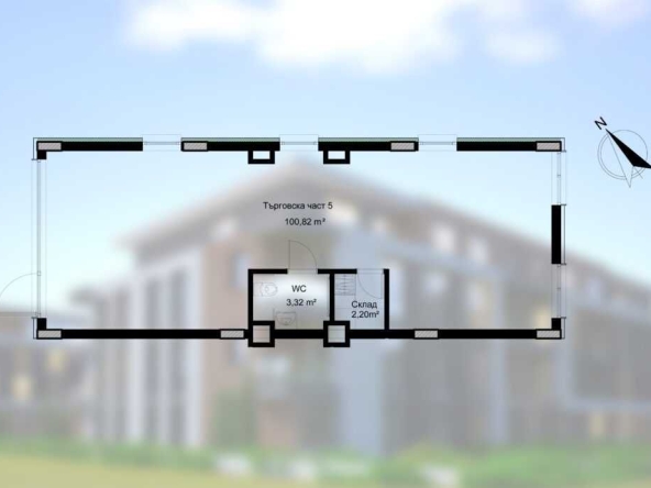 Магазин в София, Малинова долина - 100 кв.м за 1300 €/кв.м - Снимка #1