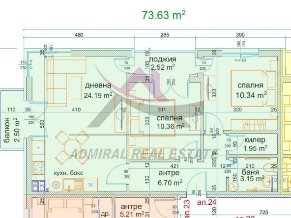 Тристаен апартамент в Варна, Възраждане 3 - 83 кв.м за 1651 €/кв.м - Снимка #1