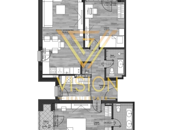 Тристаен апартамент в София, Бояна - 136 кв.м за 2635 €/кв.м - Снимка #1