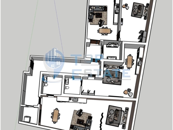 Четиристаен апартамент в Велико Търново, Бузлуджа - 173 кв.м за 585 €/кв.м - Снимка #1