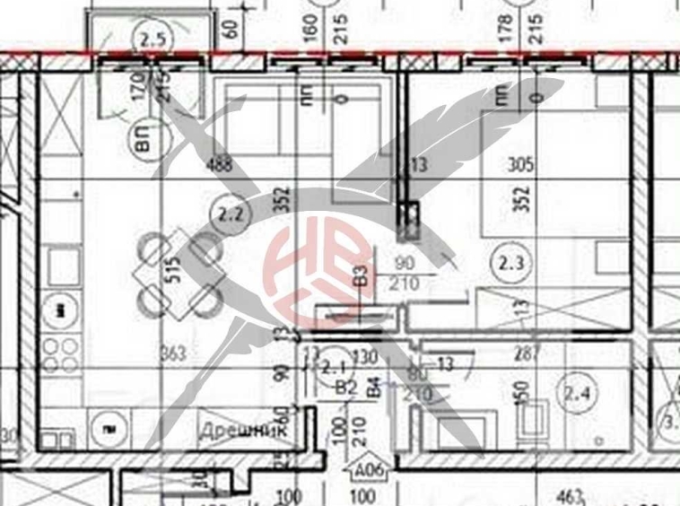Двустаен апартамент в Варна, Кайсиева градина - 55 кв.м за 923 €/кв.м - Снимка #1