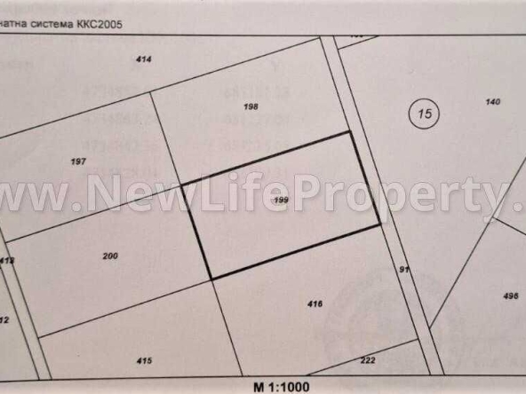 Парцел в с. Кошарица, Област Бургас - 1219 кв.м за 52 €/кв.м - Снимка #1