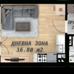 Двустаен апартамент в Пловдив, Беломорски - 38 кв.м за 612 €/кв.м - Снимка #1