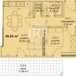 Двустаен апартамент в Варна, Трошево - 65 кв.м за 1847 €/кв.м - Снимка #1