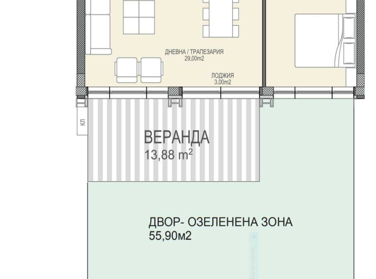 Двустаен апартамент в Пловдив, Христо Смирненски - 79 кв.м за 1855 €/кв.м - Снимка #1