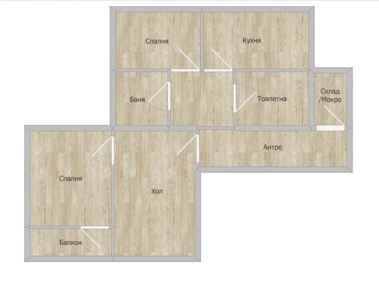 Тристаен апартамент в София, Борово - 85 кв.м за 3059 €/кв.м - Снимка #1