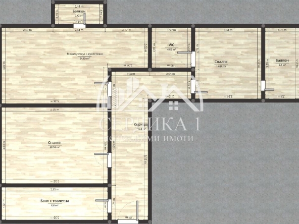 Тристаен апартамент в София, Студентски град - 123 кв.м за 2236 €/кв.м - Снимка #1