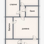 Тристаен апартамент в София, Люлин 3 - 86 кв.м за 1044 €/кв.м - Снимка #1