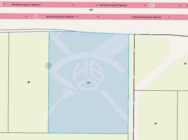 Парцел в Българово - 10000 кв.м за 4 €/кв.м - Снимка #1