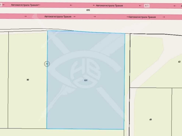 Парцел в Българово - 10000 кв.м за 7 €/кв.м - Снимка #1