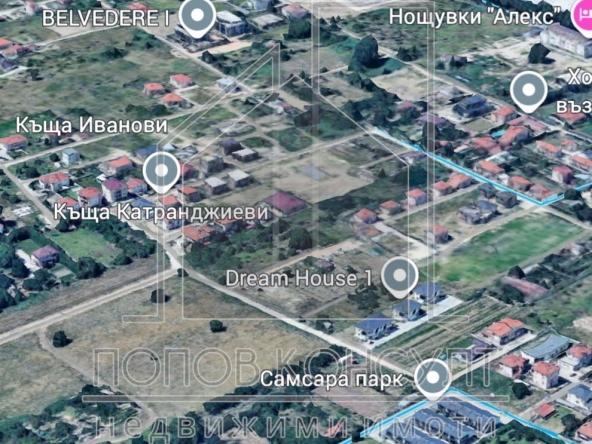 Парцел в Пловдив, Беломорски - 1800 кв.м за 150 €/кв.м - Снимка #1