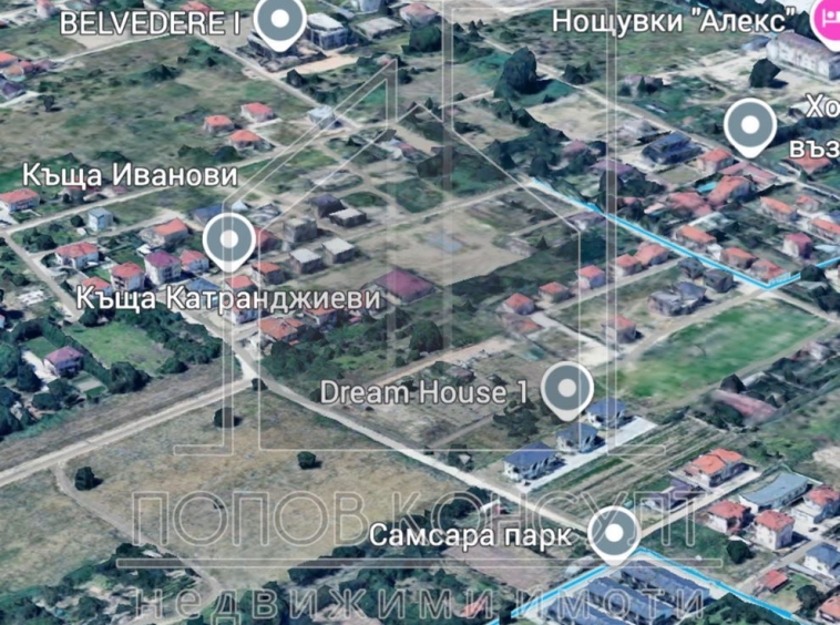 Парцел в Пловдив, Беломорски - 1800 кв.м за 150 €/кв.м - Снимка #1