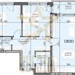 Тристаен апартамент в Пловдив, Тракия - 109 кв.м за 500 €/кв.м - Снимка #1