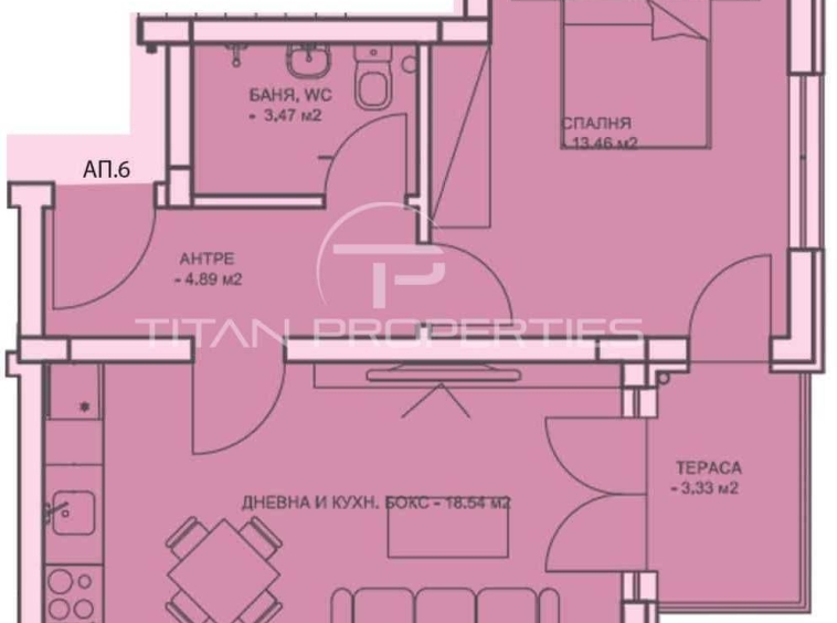 Двустаен апартамент в Пловдив, Център - 69 кв.м за 2464 €/кв.м - Снимка #1