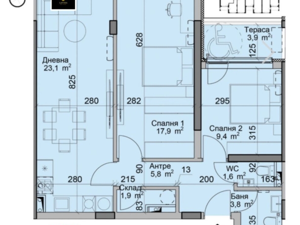 Тристаен апартамент в София, Драгалевци - 95 кв.м за 1280 €/кв.м - Снимка #1
