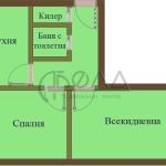Двустаен апартамент в София, Хаджи Димитър - 60 кв.м за 2000 €/кв.м - Снимка #1