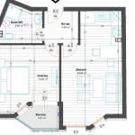 Двустаен апартамент в с. Войводиново, Област Пловдив - 69 кв.м за 890 €/кв.м - Снимка #1