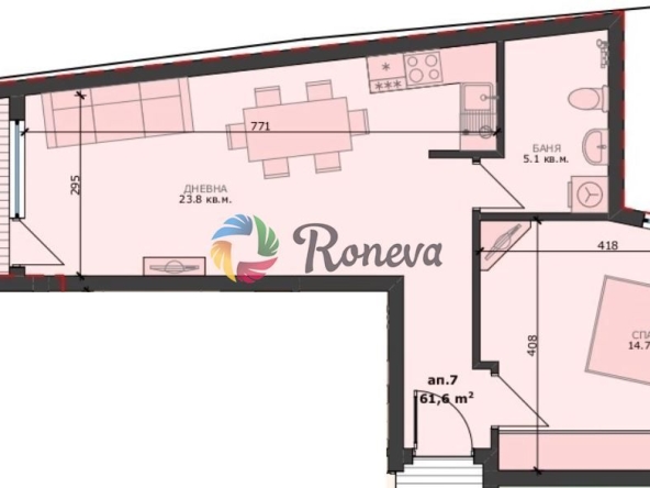 Двустаен апартамент в Варна, Погреби - 72 кв.м за 1500 €/кв.м - Снимка #1