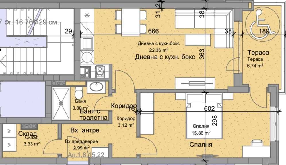 Двустаен апартамент в Пловдив, Въстанически - 81 кв.м за 1359 €/кв.м - Снимка #1